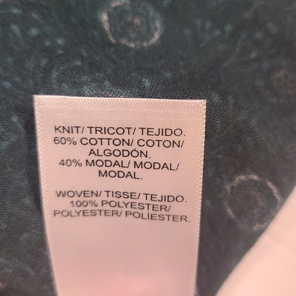 Womens Lucky Brand green floral top s/p - Picture 3 of 3